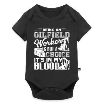 Oilfield Worker Oilfield Worker Is In My Blood - Baby Premium short-sleeve bodysuit - black - Front