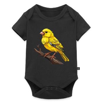 BIRD CANARY BIRD - Baby Premium short-sleeve bodysuit - black - Front