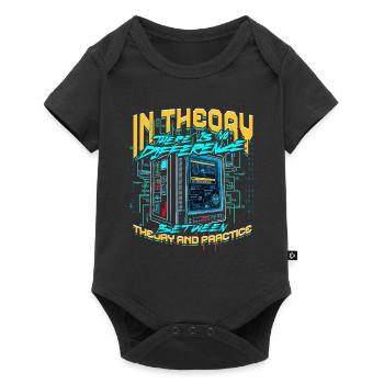 Theoretical Computer Scientist - Baby Premium short-sleeve bodysuit - black - Front