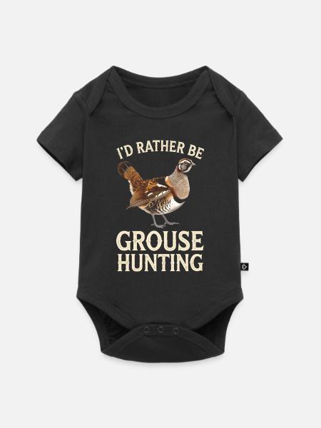 Auerhahn - Baby Premium Kurzarmbody - Schwarz