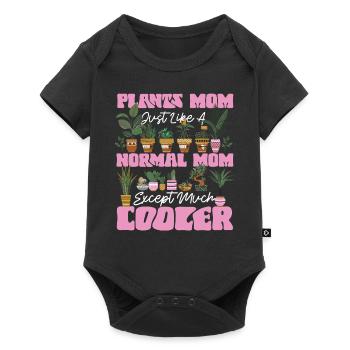 Plant Lover Gardening Mom Plant - Baby Premium short-sleeve bodysuit - black - Front