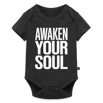 Awaken Your Soul Inspiring Spiritual - Baby Premium short-sleeve bodysuit - black - Front