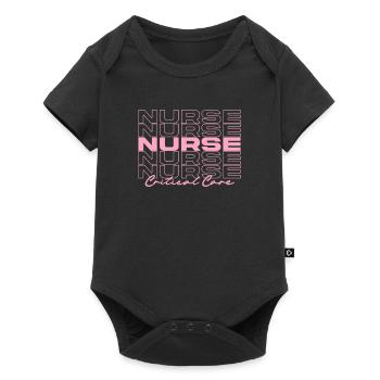 Critical Care Nurse Medical Nurses Stylish - Baby Premium short-sleeve bodysuit - black - Front