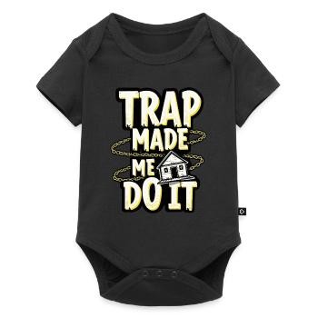 Music Produzent 808 Bass Hip-hop Beatmaker - Baby Premium Kurzarmbody - Schwarz - Vorne