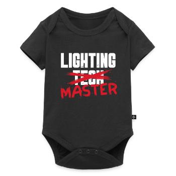Lighting Technician Lighting Master - Baby Premium short-sleeve bodysuit - black - Front