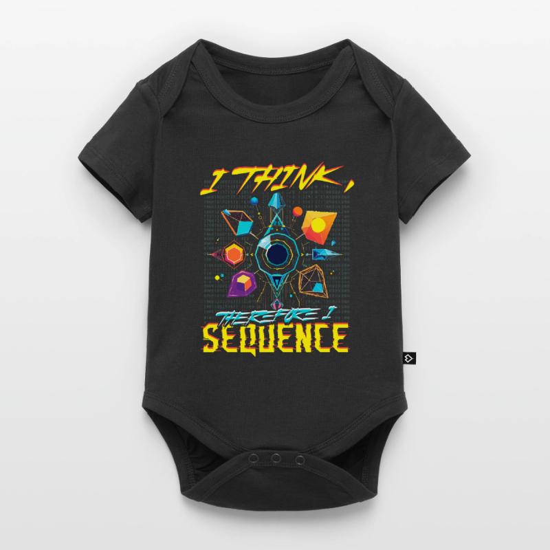 Bioinformatics Analyst Think Therefore I Sequence Baby Premium short-sleeve bodysuit