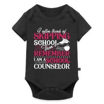 School Counselor I am A School Counselor - Baby Premium short-sleeve bodysuit - black - Front