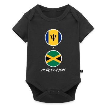 Barbados Caribbean Bajan Holiday Gift - Baby Premium short-sleeve bodysuit - black - Front