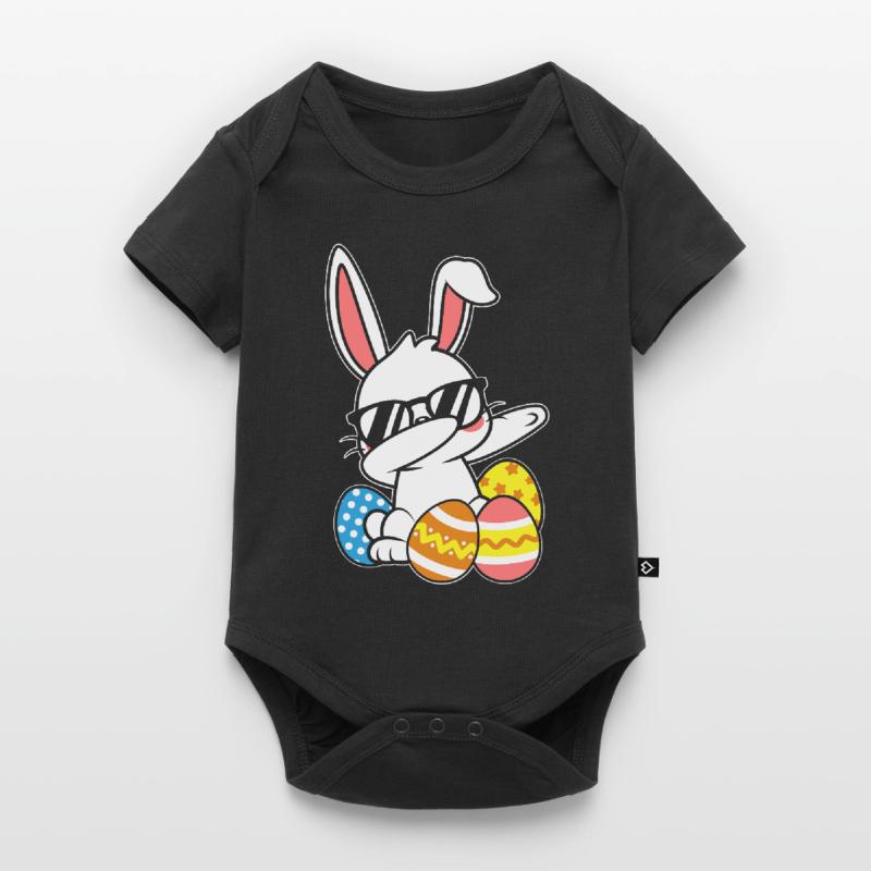 Dabbing Easter Bunny Easter Bunny Rabbit Rabbit Gift Baby Premium short-sleeve bodysuit