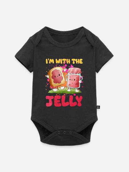 Gelee - Baby Premium Kurzarmbody - Schwarz