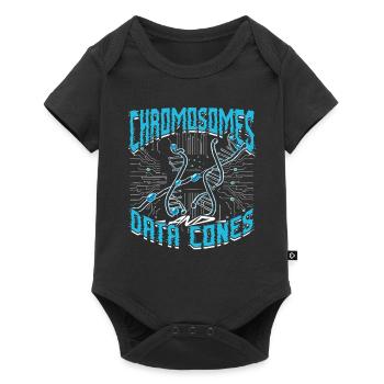 Analyste en bioinformatique Chromosomes et cônes de données - Body à manches courtes Premium Bébé - noir - Devant