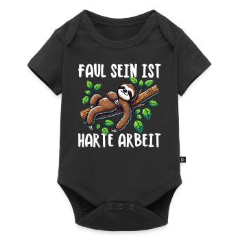 Sloth Lazy Sloth Lover Sloths - Baby Premium short-sleeve bodysuit - black - Front