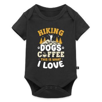Hiking Dogs Coffee This Is What I Love - Mountain - Baby Premium short-sleeve bodysuit - black - Front