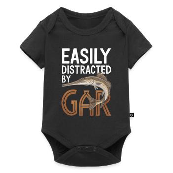 Gar - Baby Premium Kurzarmbody - Schwarz - Vorne