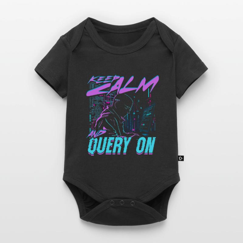 Bioinformatics Analyst Keep Calm And Query On Baby Premium short-sleeve bodysuit