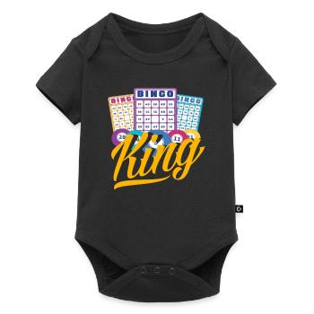 Bingo King Passion du joueur - Body à manches courtes Premium Bébé - noir - Devant