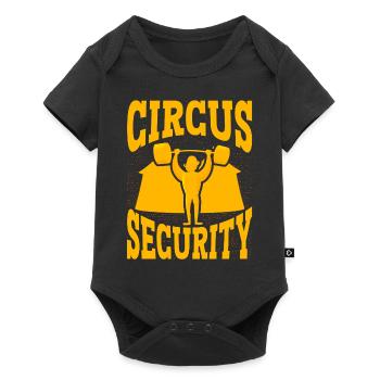 Sécurité du cirque - Body à manches courtes Premium Bébé - noir - Devant