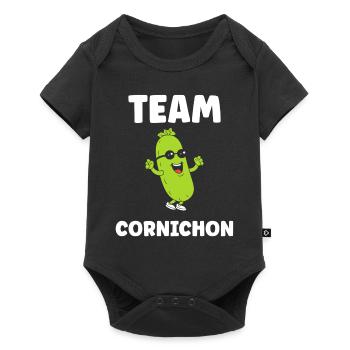 Humour Cornichon - Body à manches courtes Premium Bébé - noir - Devant