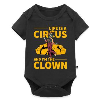 Life is a Circus and I'm the Clown - Baby Premium short-sleeve bodysuit - black - Front