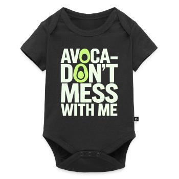 Avocado Lover: Vegan Vegetarian Fun - Baby Premium short-sleeve bodysuit - black - Front