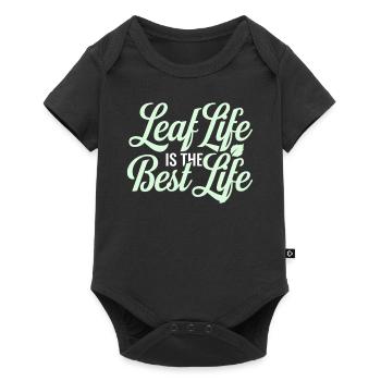Blattleben est le meilleur végétarien végétalien de la vie - Body à manches courtes Premium Bébé - noir - Devant