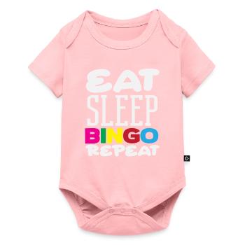Bingo Food Sleep Bingo Repeat Player - Baby Premium short-sleeve bodysuit - rose - Front