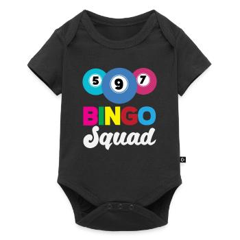 Bingo Squad pour les joueurs de bingo - Body à manches courtes Premium Bébé - noir - Devant