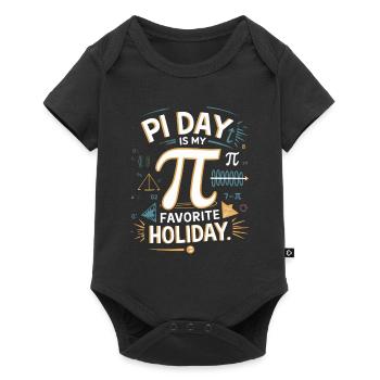 Pi Day est mon jour préféré – Pi Day fans et - Body à manches courtes Premium Bébé - noir - Devant