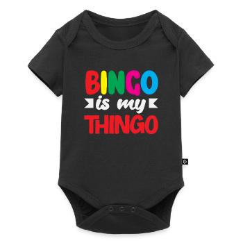 Le bingo est mon truc pour les joueurs de bingo - Body à manches courtes Premium Bébé - noir - Devant