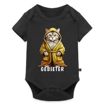 MAÎTRE DU MANTEAU DE CHAT - Body à manches courtes Premium Bébé - noir - Devant