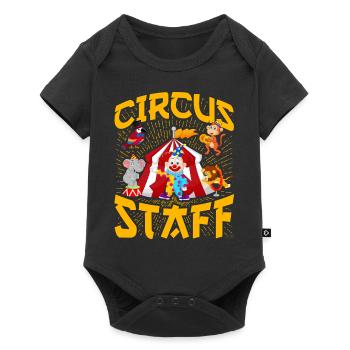 Personnel du cirque - Body à manches courtes Premium Bébé - noir - Devant