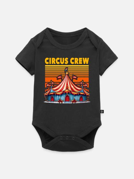 Zirkus-Crew - Baby Premium Kurzarmbody - Schwarz