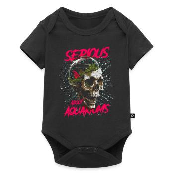 Serious About Aquariums Tropical Fish Keeper - Baby Premium short-sleeve bodysuit - black - Front