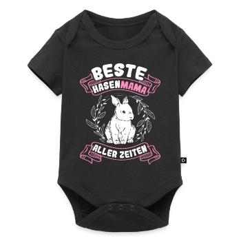 Best Bunny Mom Ever Bunny Rabbit Easter - Baby Premium short-sleeve bodysuit - black - Front