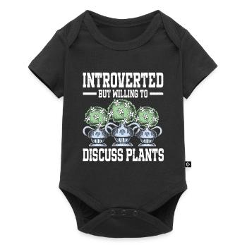 Gardening Horticulture Gardener - Baby Premium short-sleeve bodysuit - black - Front