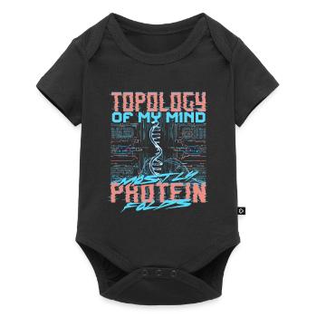 Bioinformatics Analyst Topology Of My Mind - Baby Premium Kurzarmbody - Schwarz - Vorne