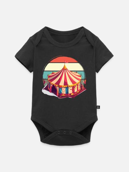 Zircus - Baby Premium Kurzarmbody - Schwarz