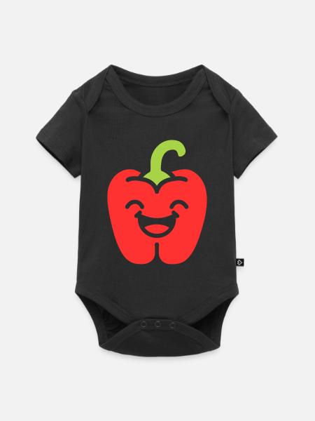 Pfeffer - Baby Premium Kurzarmbody - Schwarz