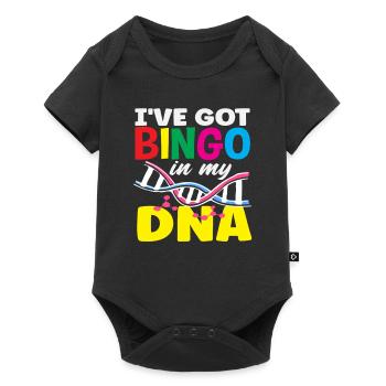 Les joueurs de bingo découvrent dans mon ADN - Body à manches courtes Premium Bébé - noir - Devant
