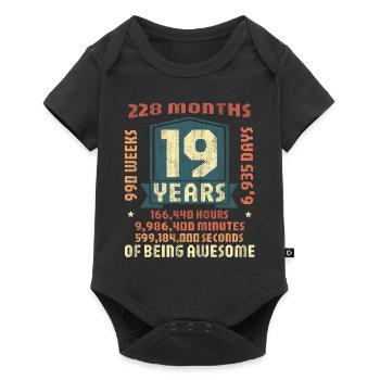 16 years old! Birthday Gift 16th Birthday - Baby Premium short-sleeve bodysuit - black - Front