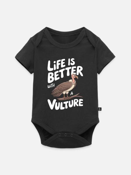 Geier - Baby Premium Kurzarmbody - Schwarz