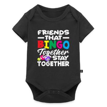 Bingo Players Friends Together Together - Baby Premium short-sleeve bodysuit - black - Front
