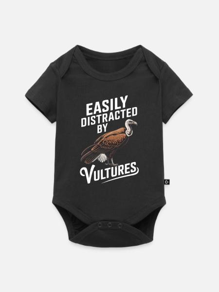 Geier - Baby Premium Kurzarmbody - Schwarz