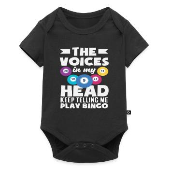 Bingo Player Voices in the Mind - Baby Premium short-sleeve bodysuit - black - Front