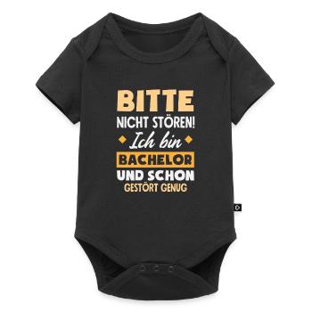 Don't bother I'm a bachelor and already - Baby Premium short-sleeve bodysuit - black - Front
