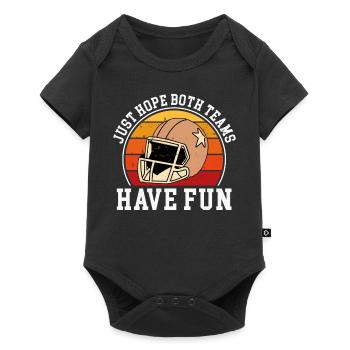 Football américain - Body à manches courtes Premium Bébé - noir - Devant