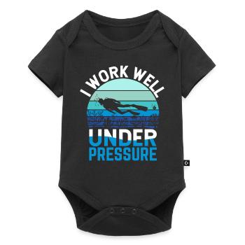 Dive Scuba Diving Funny Scuba Diver - Baby Premium short-sleeve bodysuit - black - Front