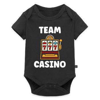 Casino - Baby Premium short-sleeve bodysuit - black - Front