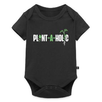 Amateur de plantes Jardinage - Body à manches courtes Premium Bébé - noir - Devant