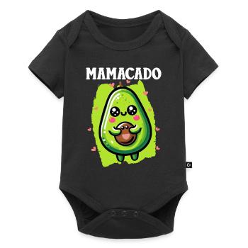 Mamacado Avocado Liebhaberin Muttertag - Baby Premium Kurzarmbody - Schwarz - Vorne